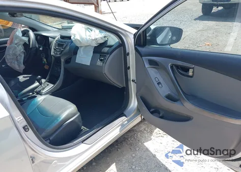 2013 Hyundai Elantra Limited from USA, damaged, VIN KMHDH4AE1DU659047